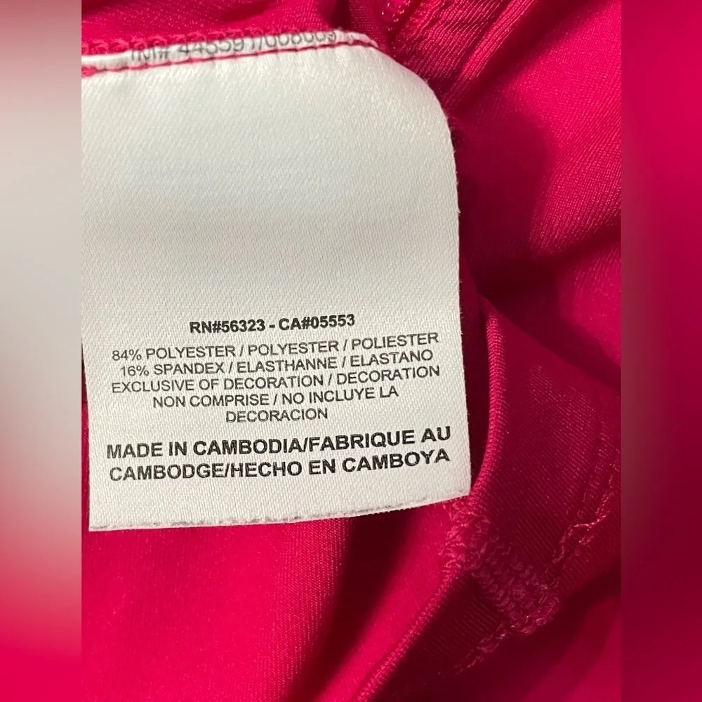 Nike Long Sleeve Half-Zip Performance Top - Hot Pink & Black